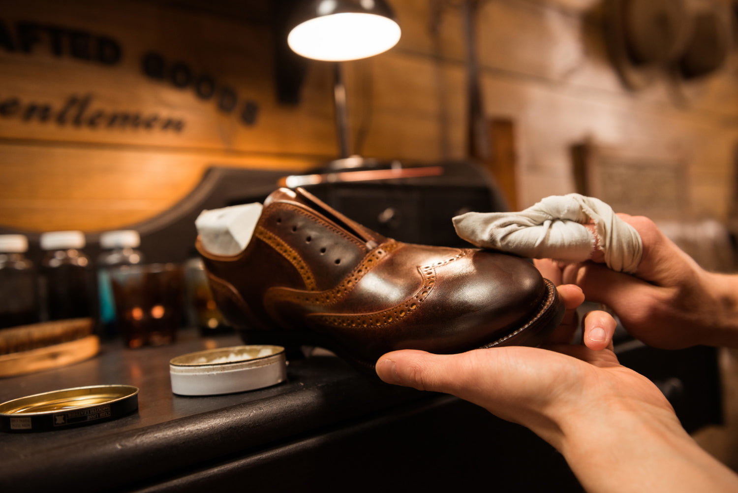 Shoe Care products by Lusso Shoes