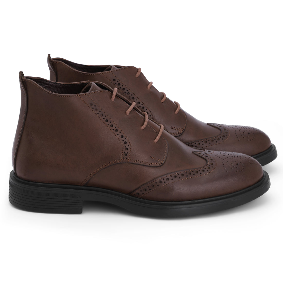 Lusso Oxford Brogue Boot :763 Brown
