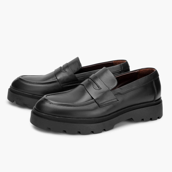Lusso black classic comfy loafer 524
