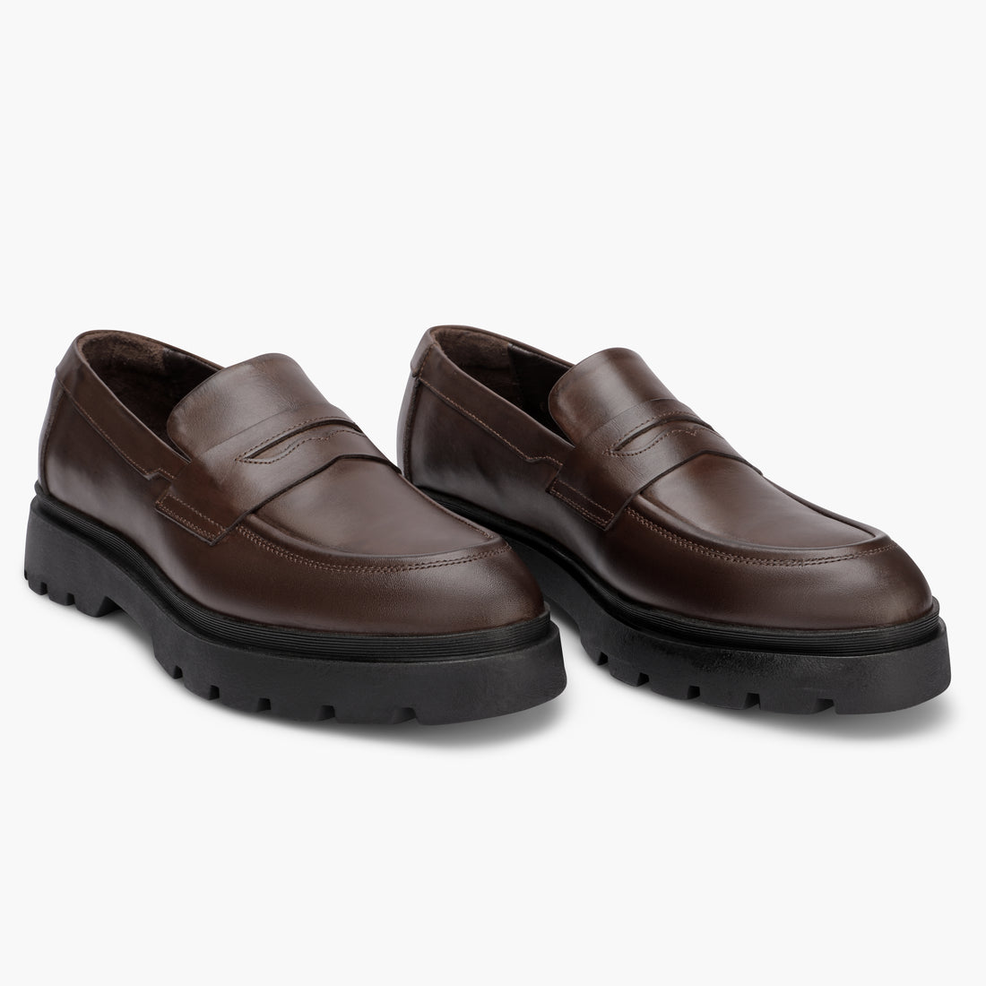 Lusso brown classic comfy loafer 524