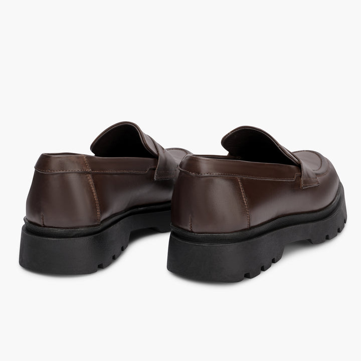 Lusso brown classic comfy loafer 524