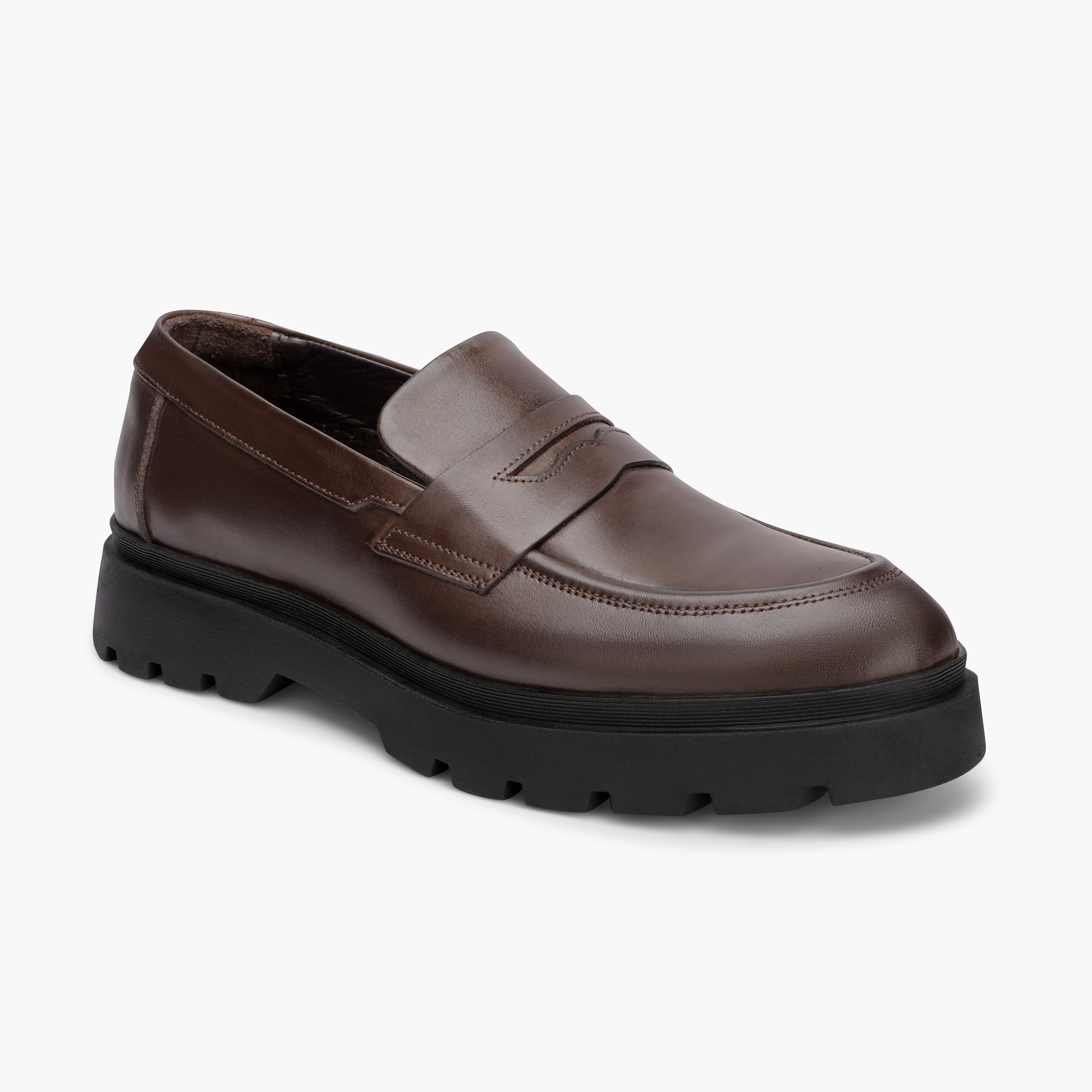 Lusso brown classic comfy loafer 524