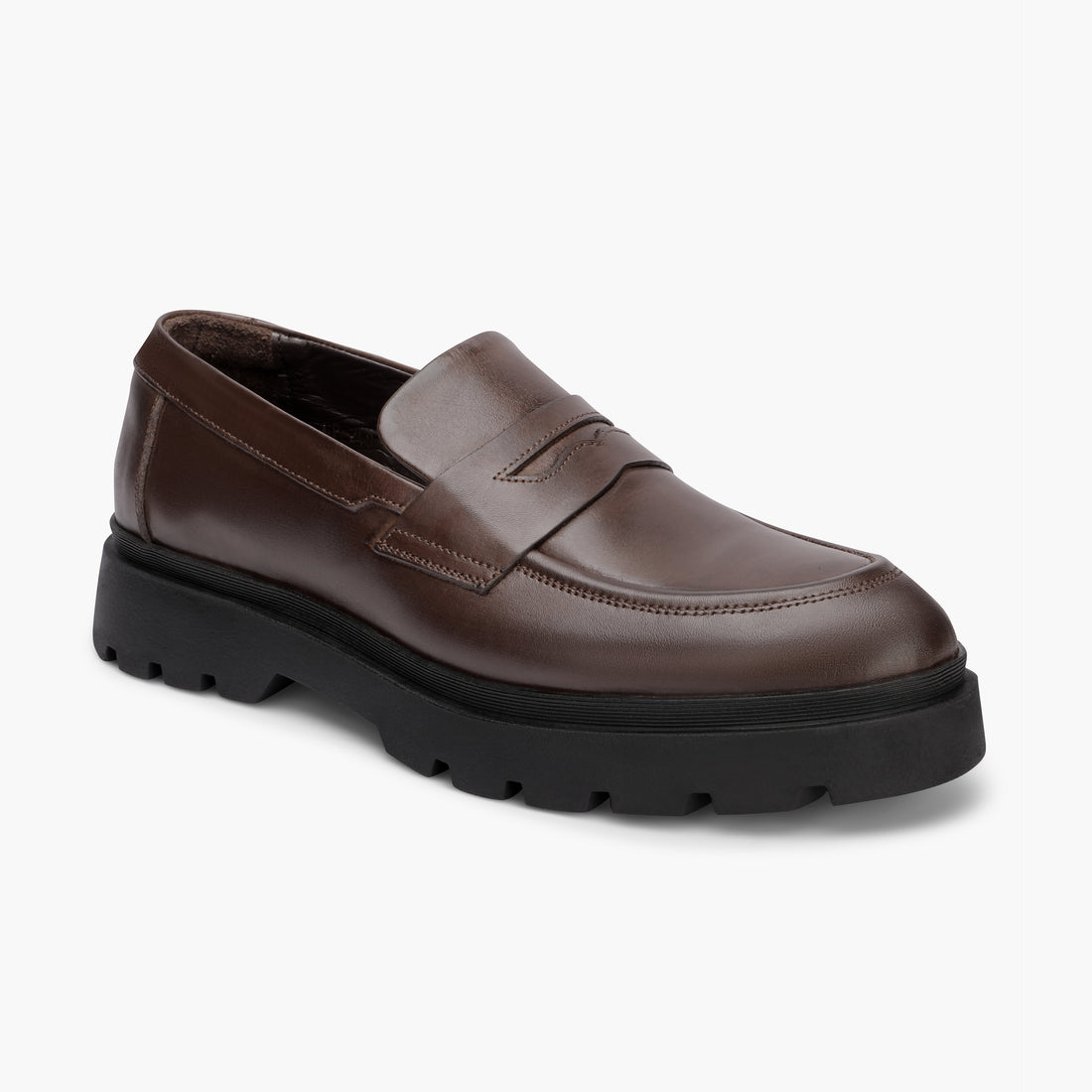 Lusso brown classic comfy loafer 524