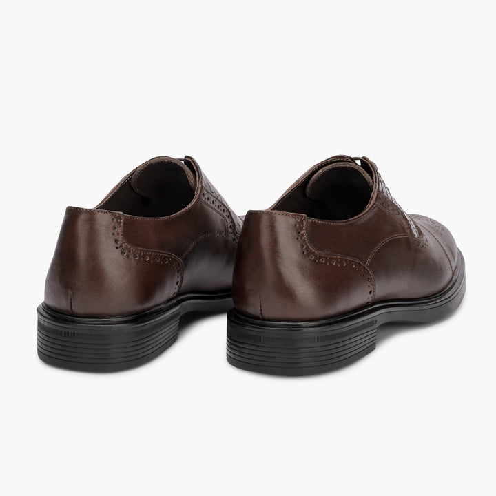 Lusso brown Genuine Crocodile Leather Shoes 325