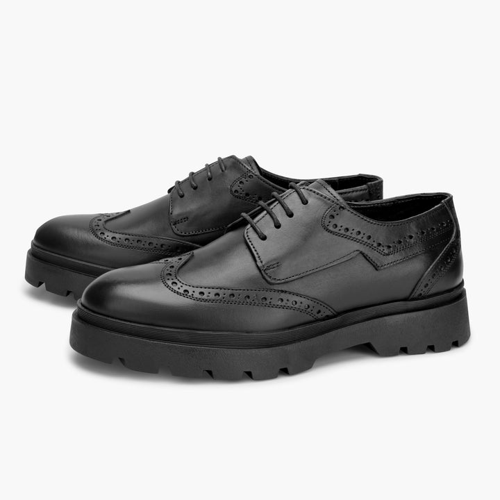 Lusso comfy brogue 540 black