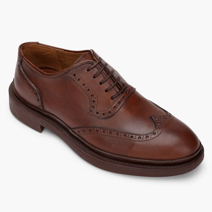 Lusso Genuine Leather Brogue Shoes 517