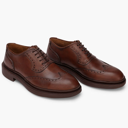 Lusso Genuine Leather Brogue Shoes 517