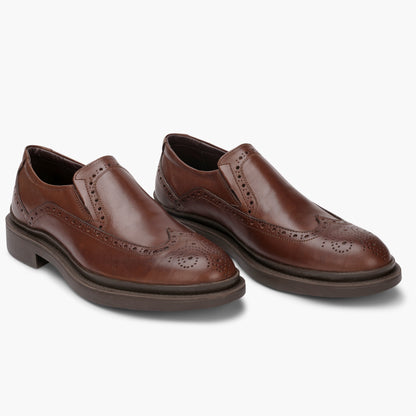 Lusso Genuine leather Moc Toe Loafers 519