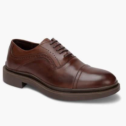 lusso new oxford classic  -518-brown