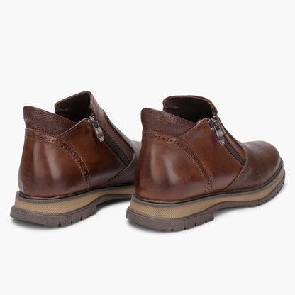 lusso kingsley dress boot 760-brown