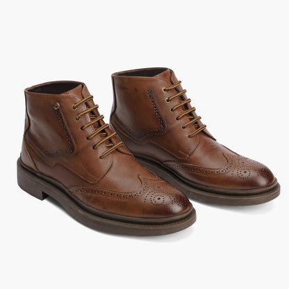 lusso boss oxford boot 767-brown