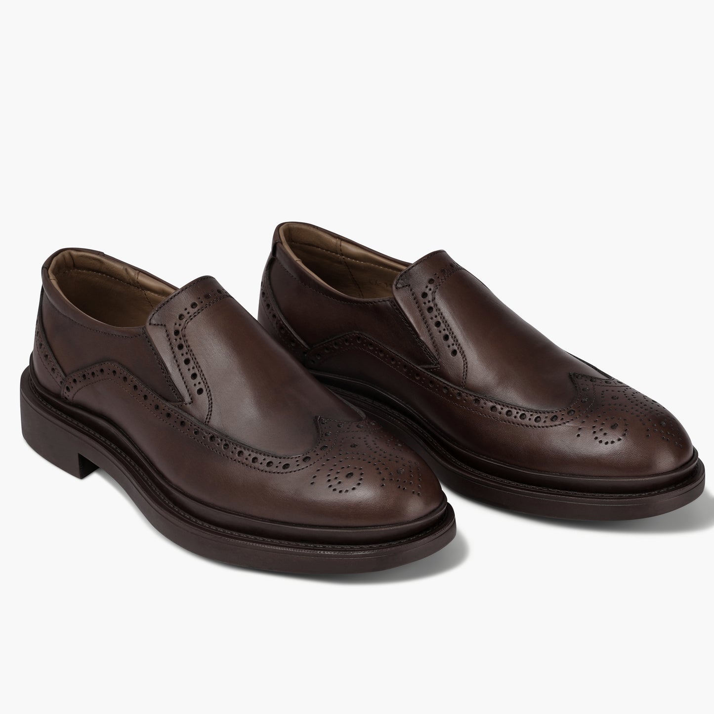 Lusso Genuine leather Moc Toe Loafers 519