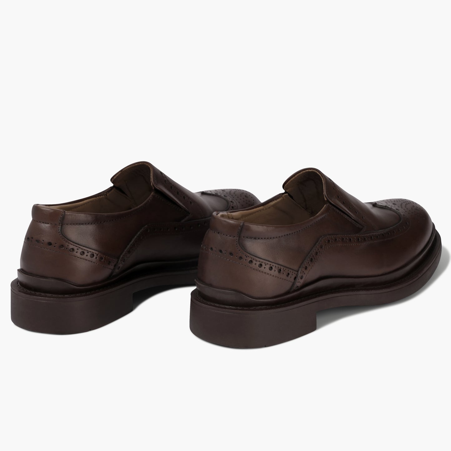 Lusso Genuine leather Moc Toe Loafers 519