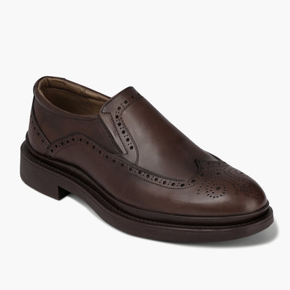 Lusso Genuine leather Moc Toe Loafers 519