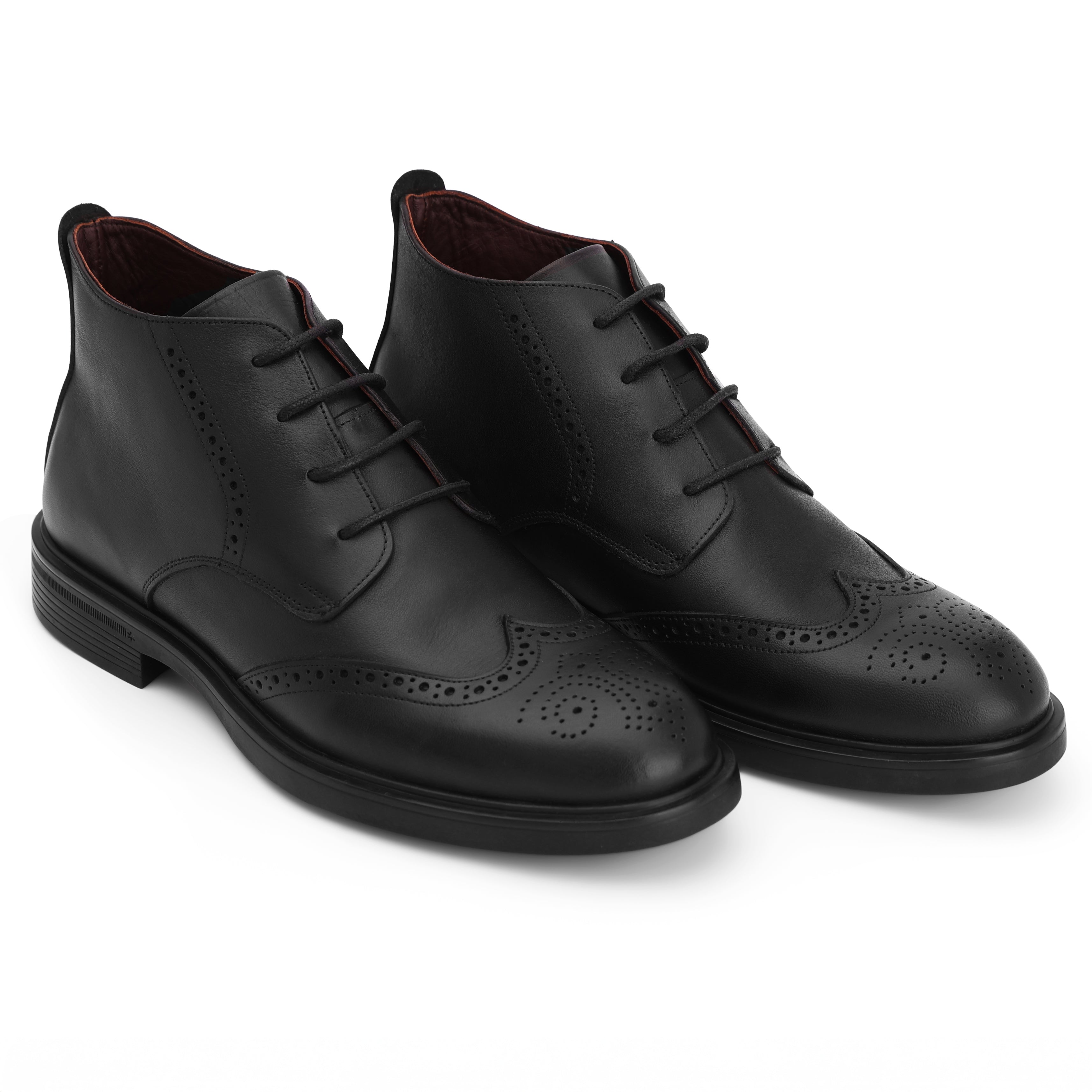 Lusso Oxford Brogue Boot : 763 Black