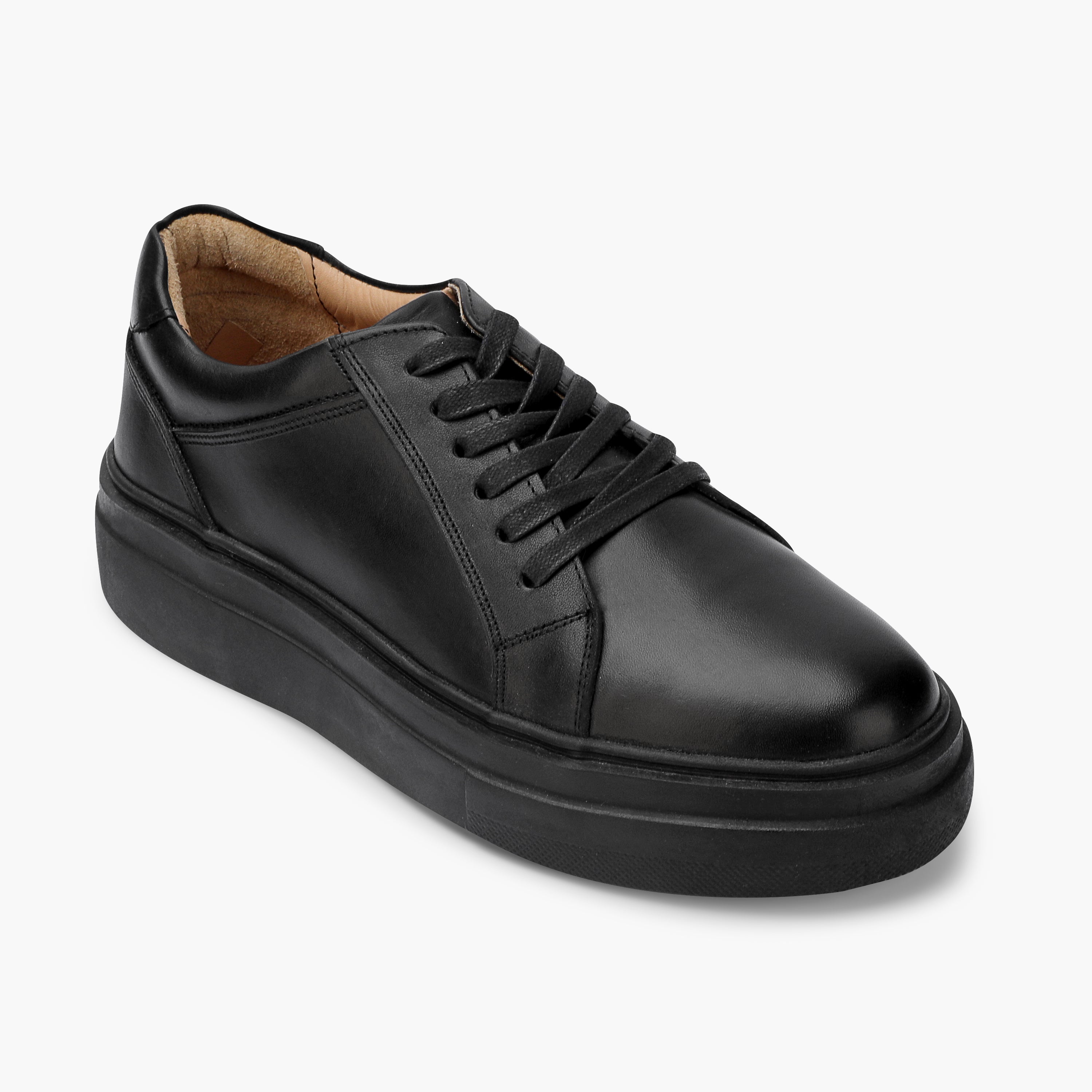 Premier Low Top 407 Plain black sneaker