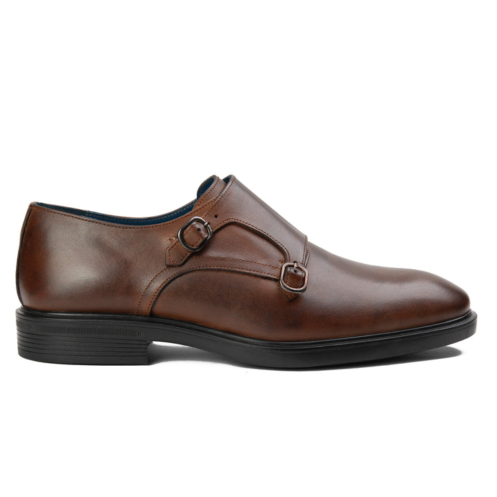 Double Monk Straps brown 357