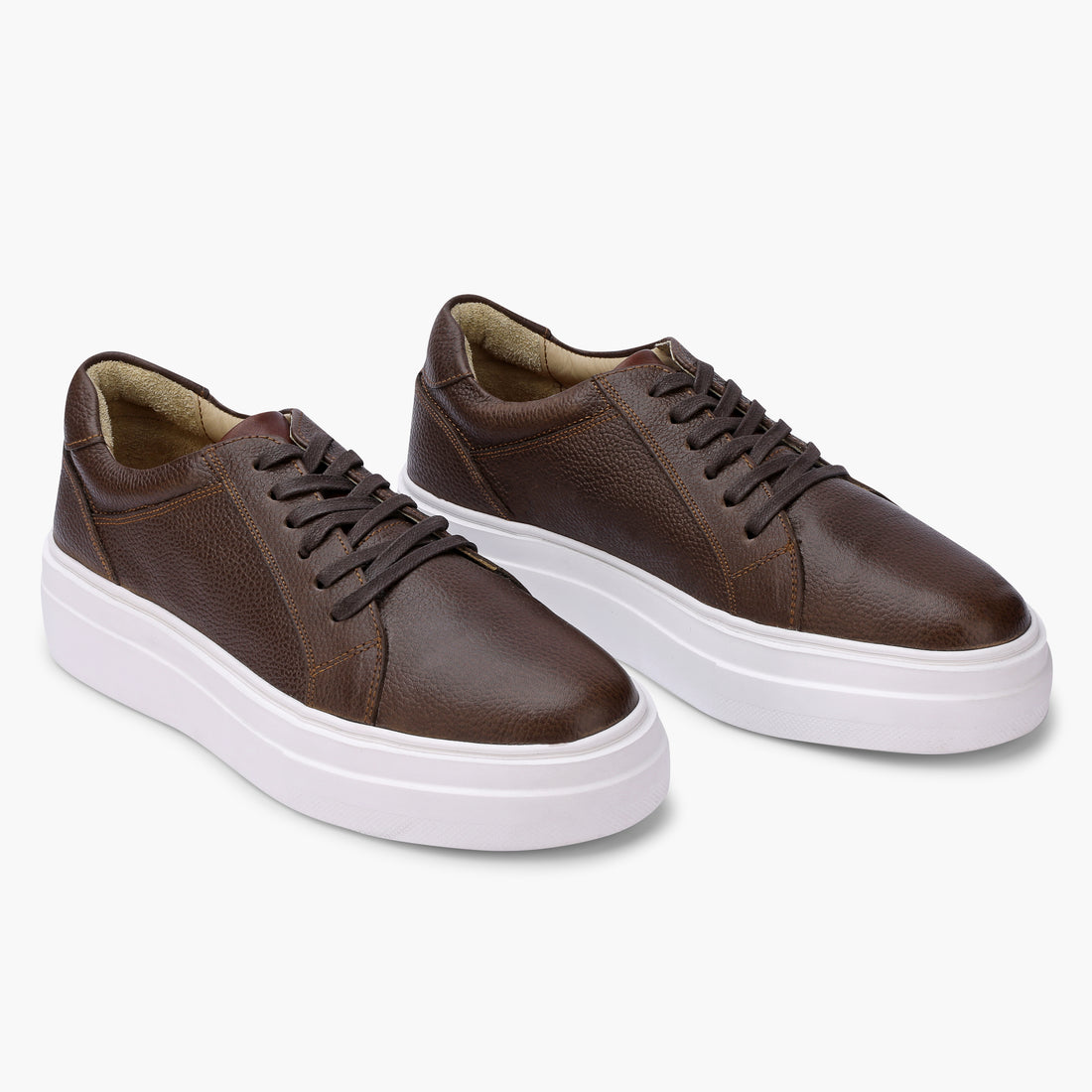 Premier Low Top 407 wavy brown sneaker