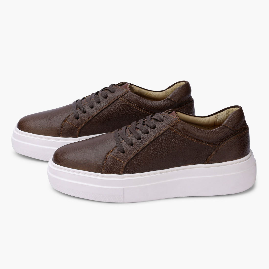 Premier Low Top 407 wavy brown sneaker