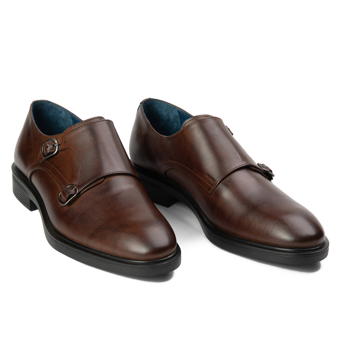 Double Monk Straps brown 357