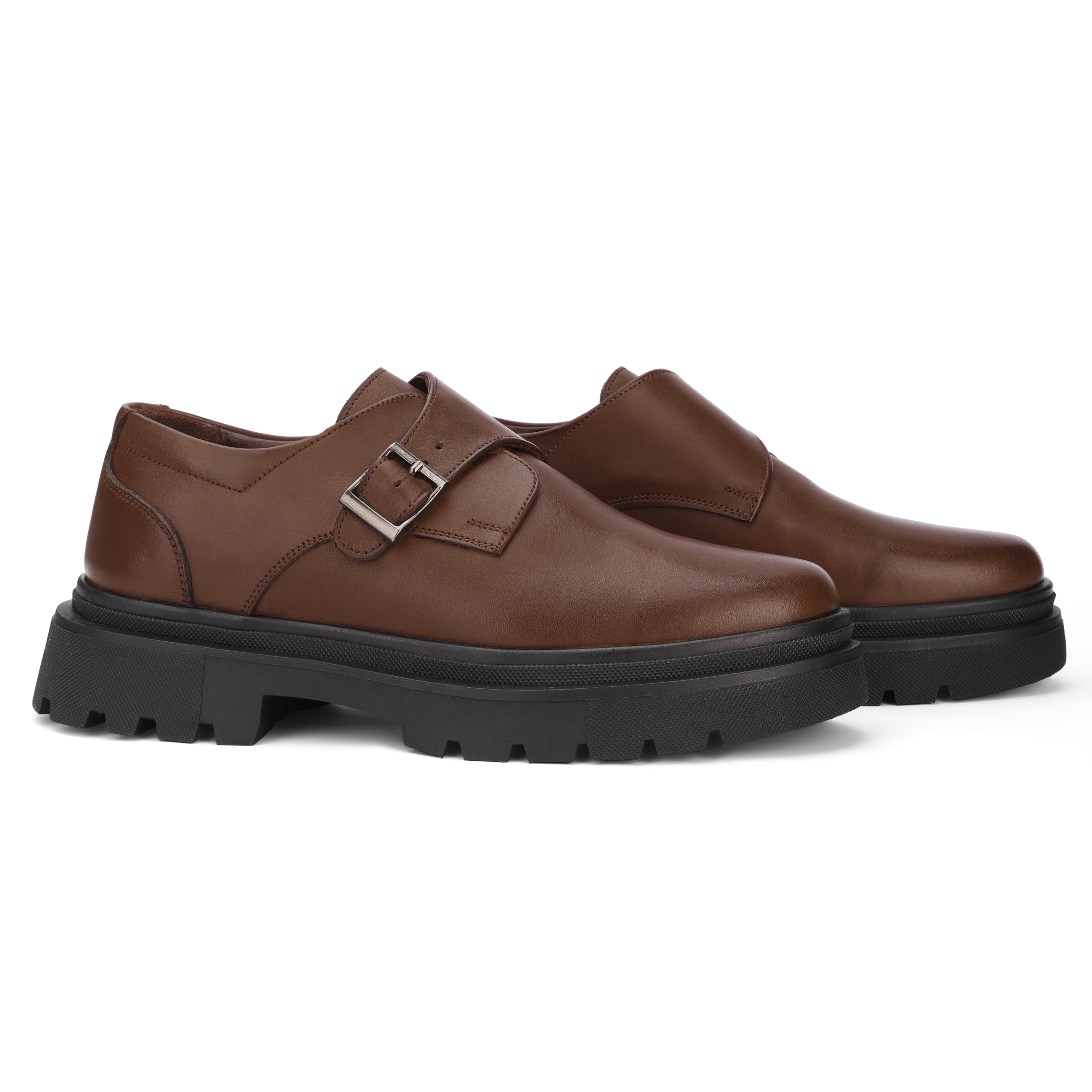 Lusso chunky Single Buckle 528 -  brown