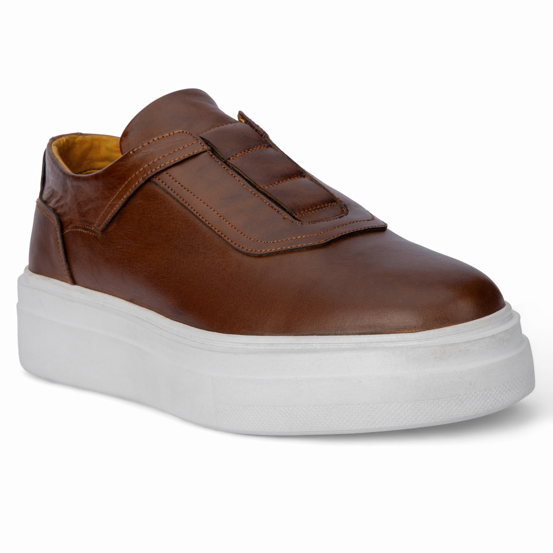 Lusso Slip-On Leather Sneaker brown 410