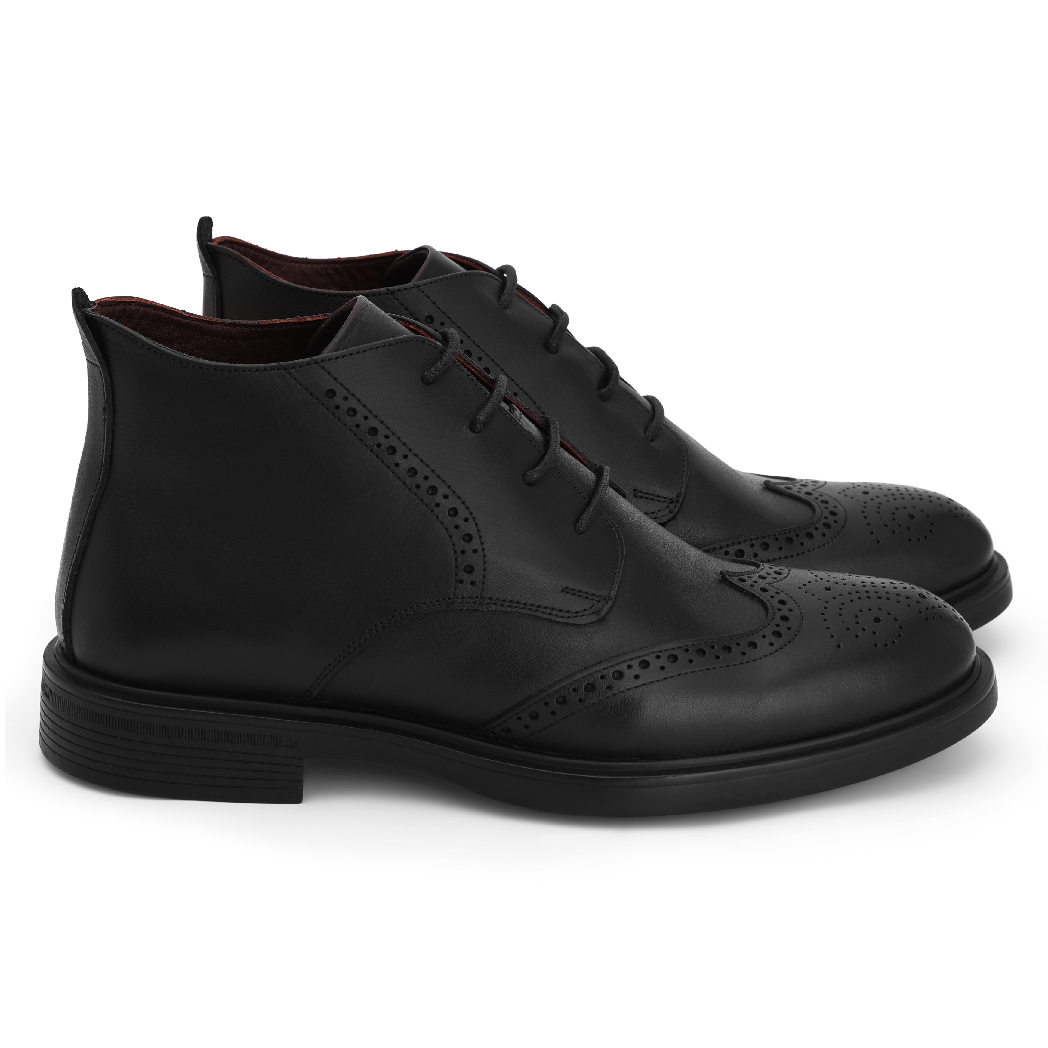 Lusso Oxford Brogue Boot : 763 Black