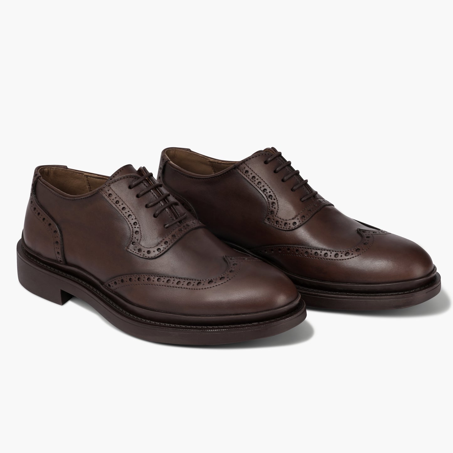 Lusso Genuine Leather Brogue Shoes 517