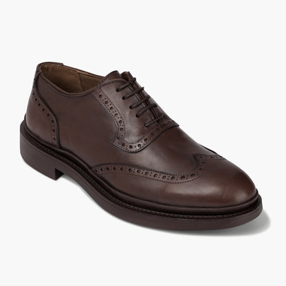 Lusso Genuine Leather Brogue Shoes 517