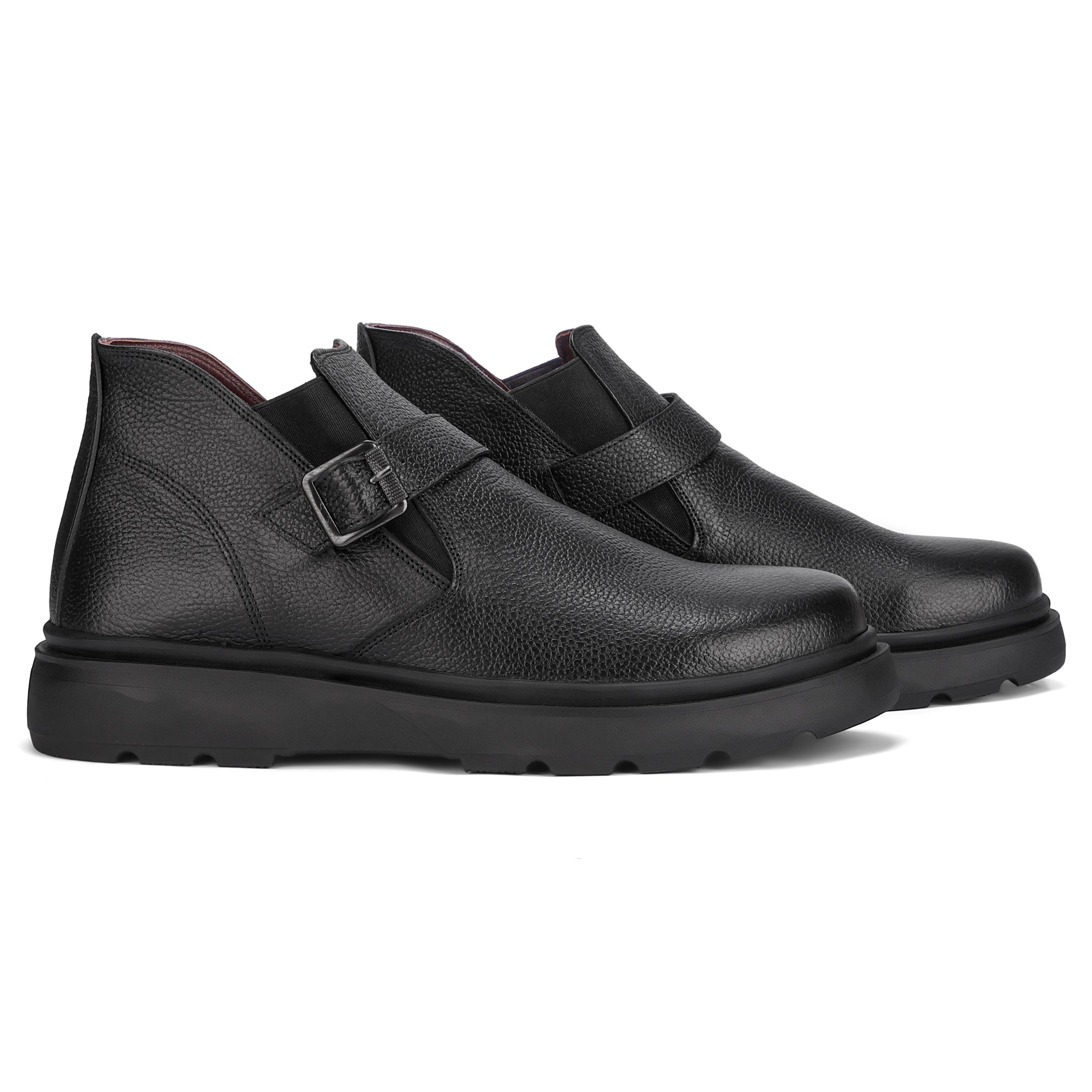 Lusso milan monk boot black 765