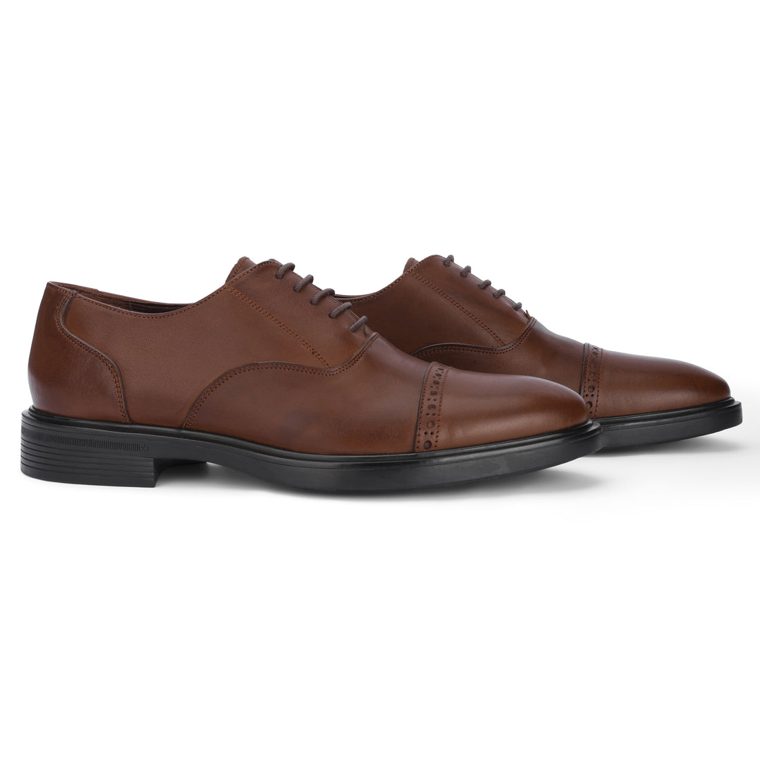 Lusso cap-Toe Oxford Brown 303