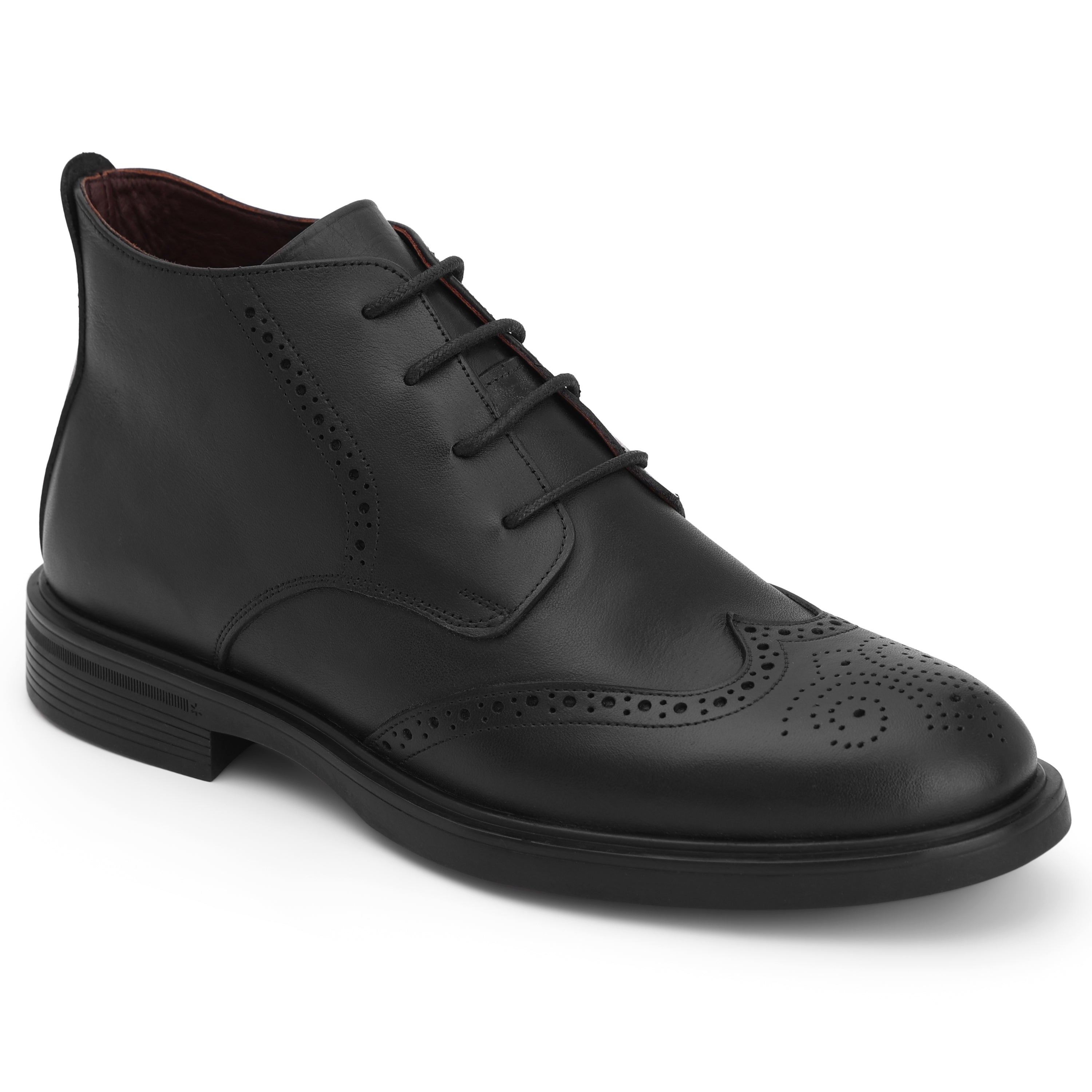 Lusso Oxford Brogue Boot : 763 Black