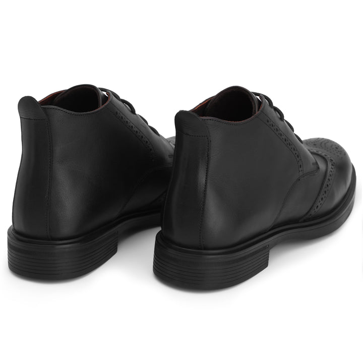 Lusso Oxford Brogue Boot : 763 Black