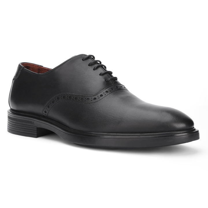 Lusso Oxford with Brogue Black 304