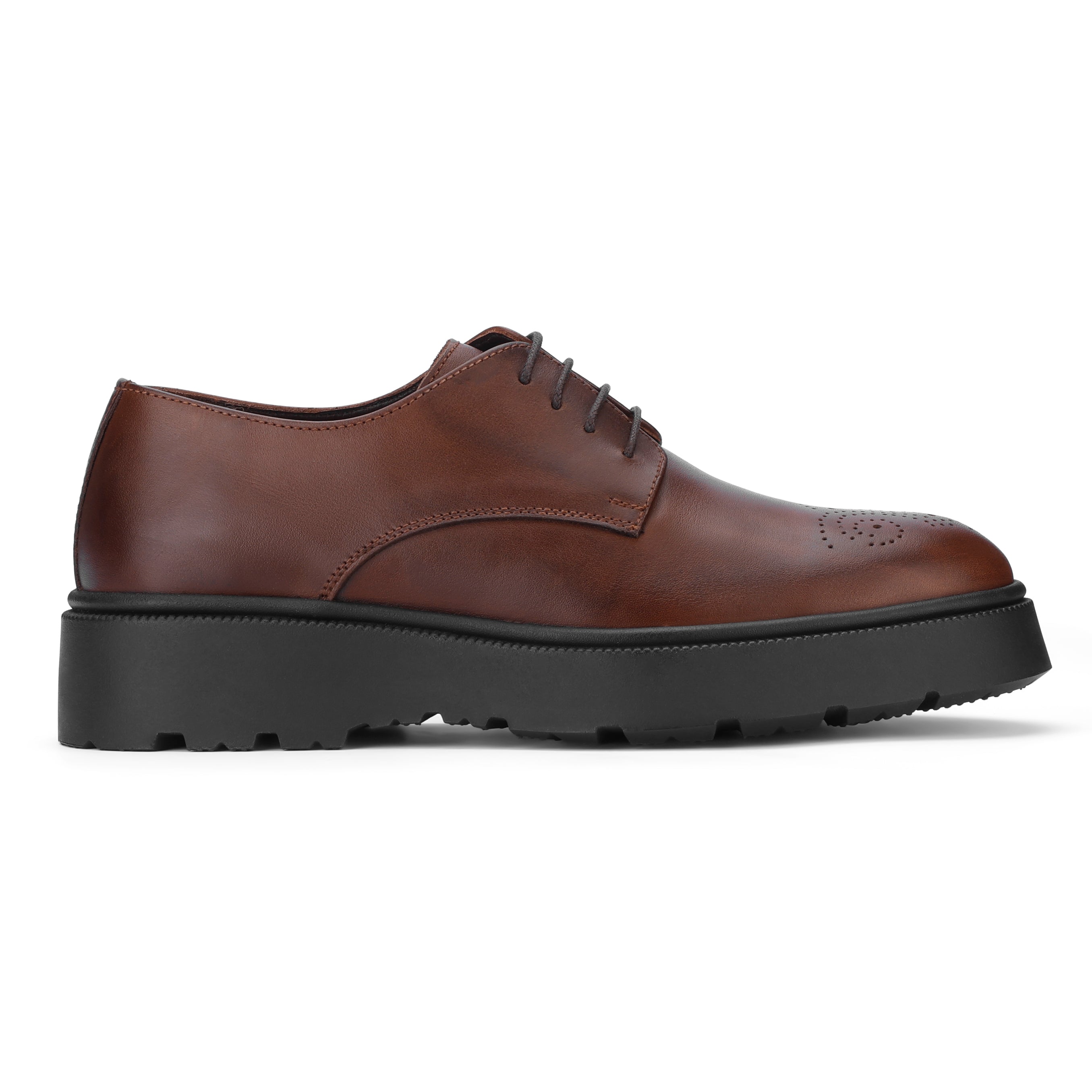 Chunky Leather Derby Brown 521