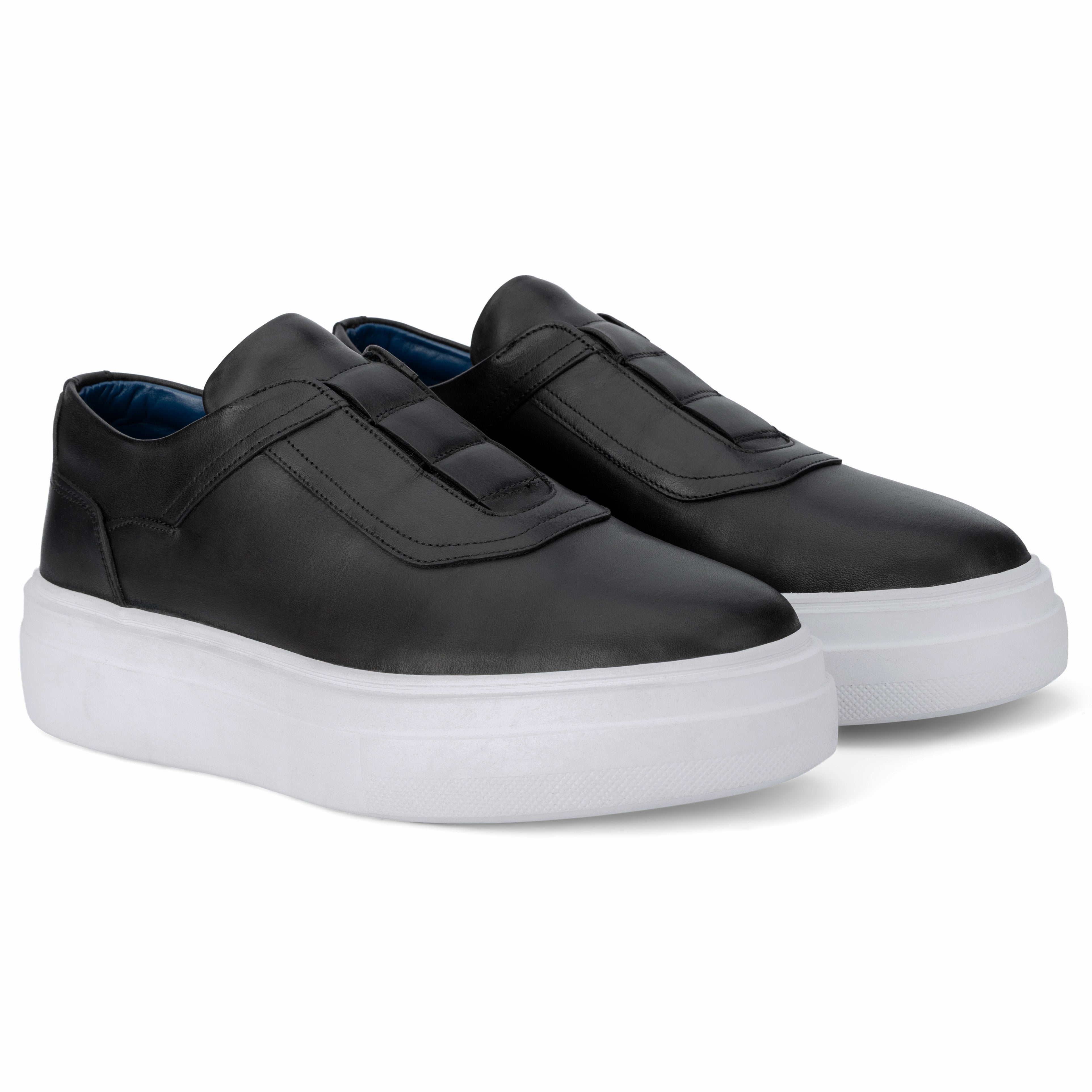 Lusso Slip-On Leather Sneaker black 410
