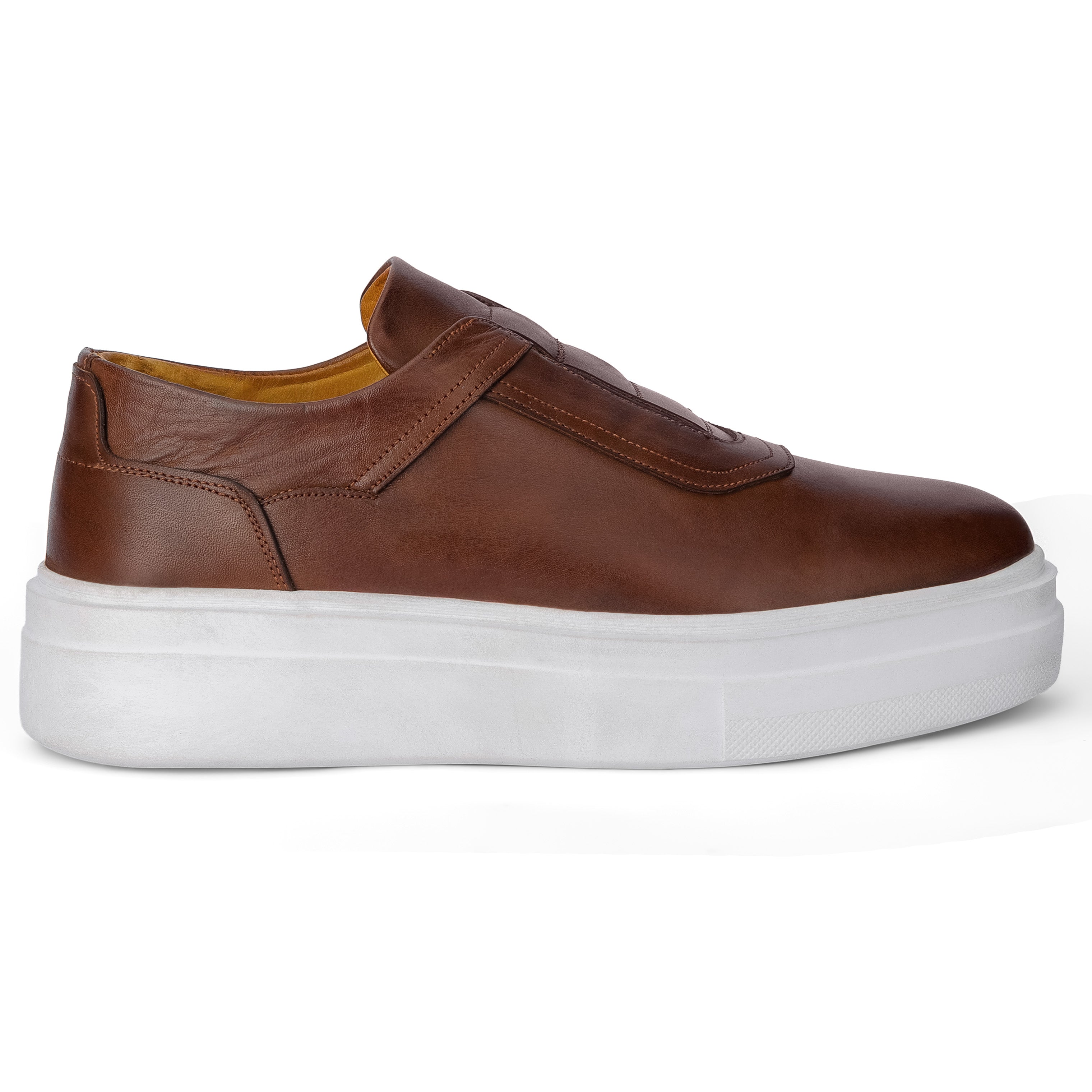 Lusso Slip-On Leather Sneaker brown 410