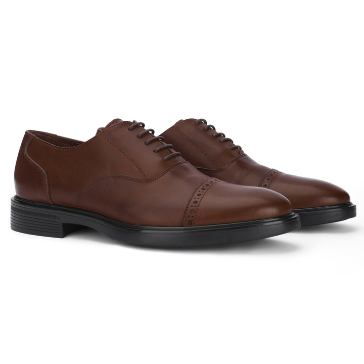 Lusso cap-Toe Oxford Brown 303