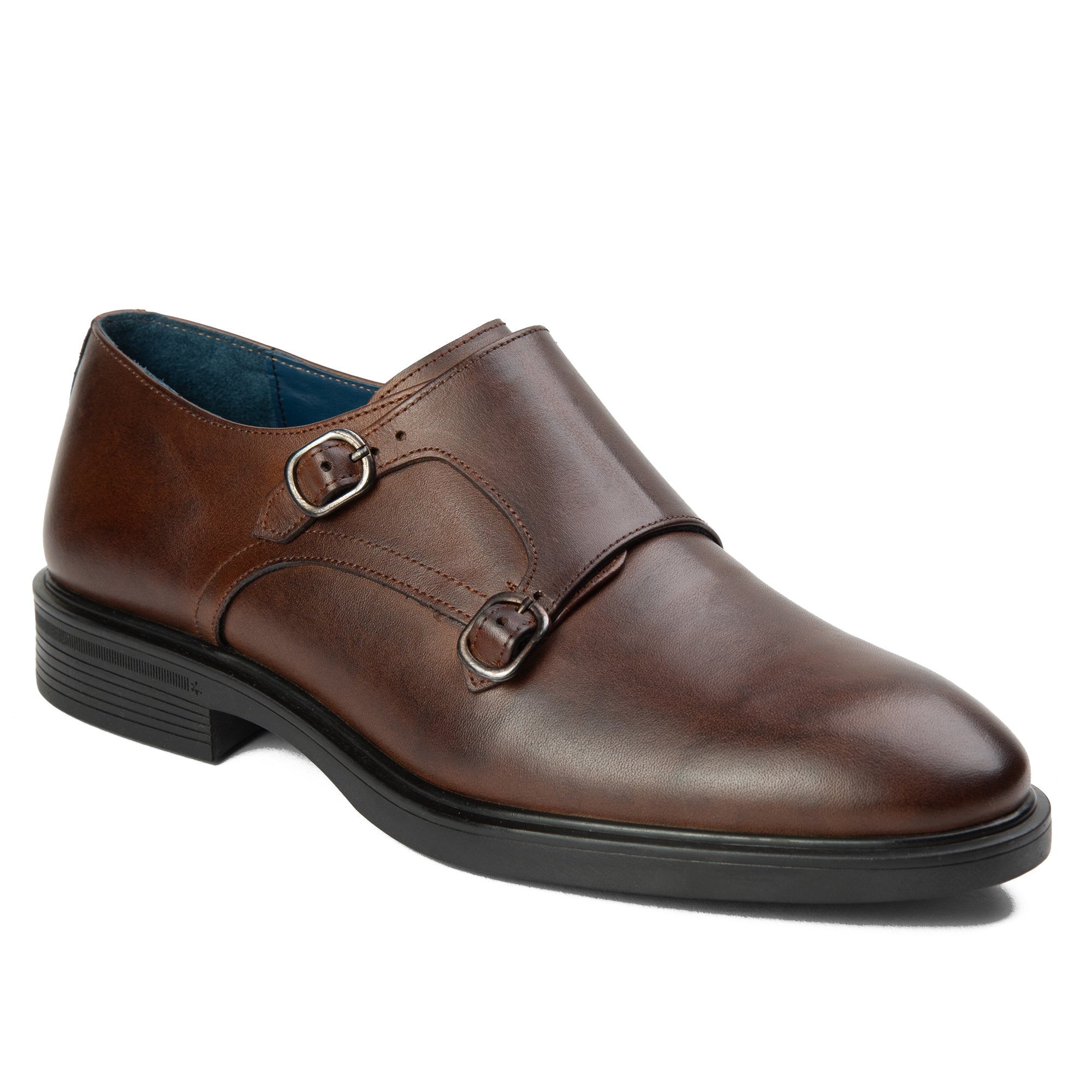 Double Monk Straps brown 357