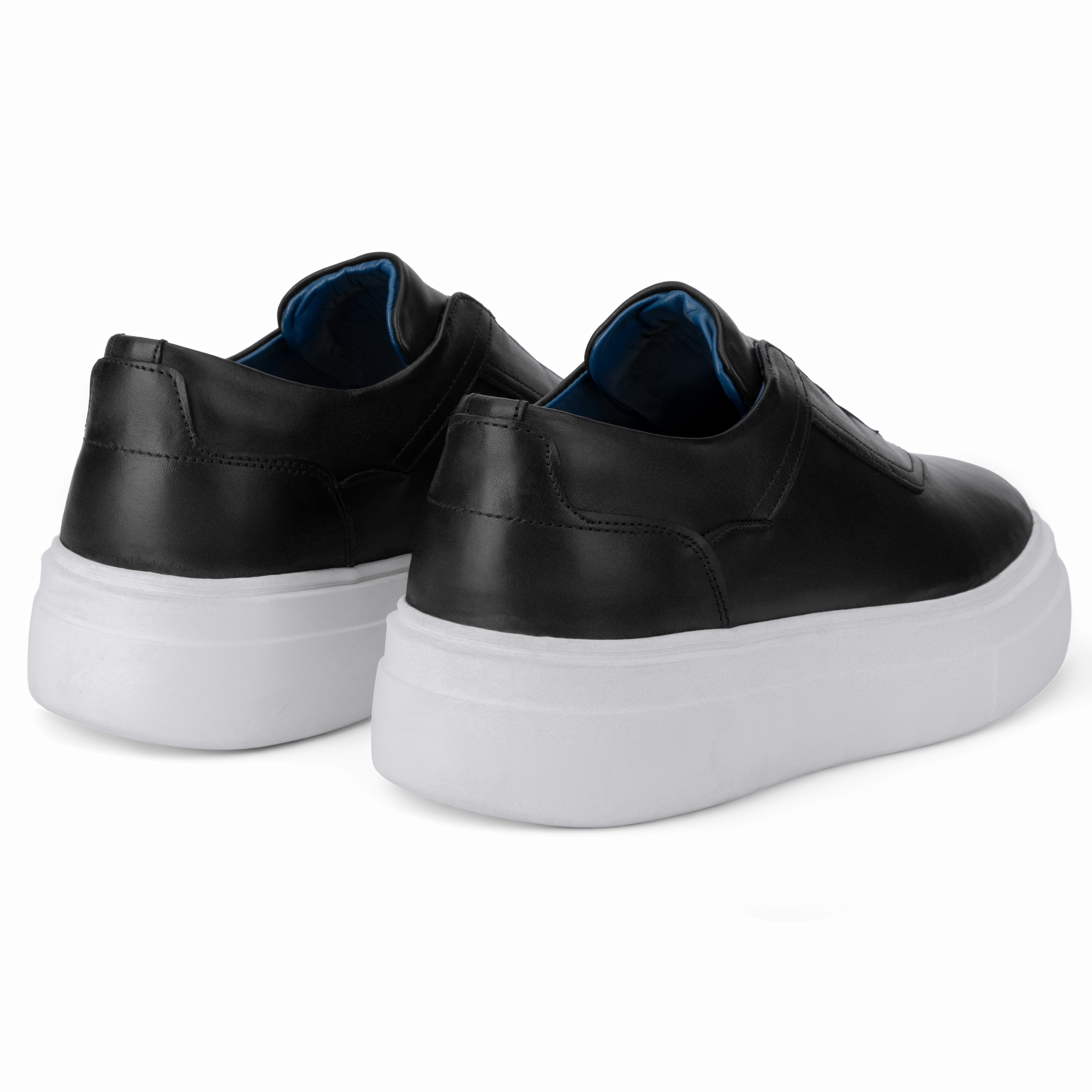 Lusso Slip-On Leather Sneaker black 410