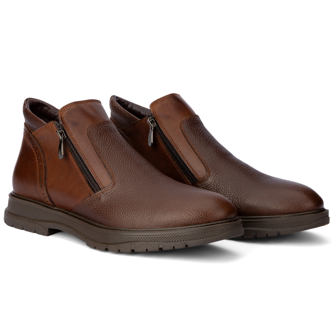 lusso kingsley dress boot 760-brown