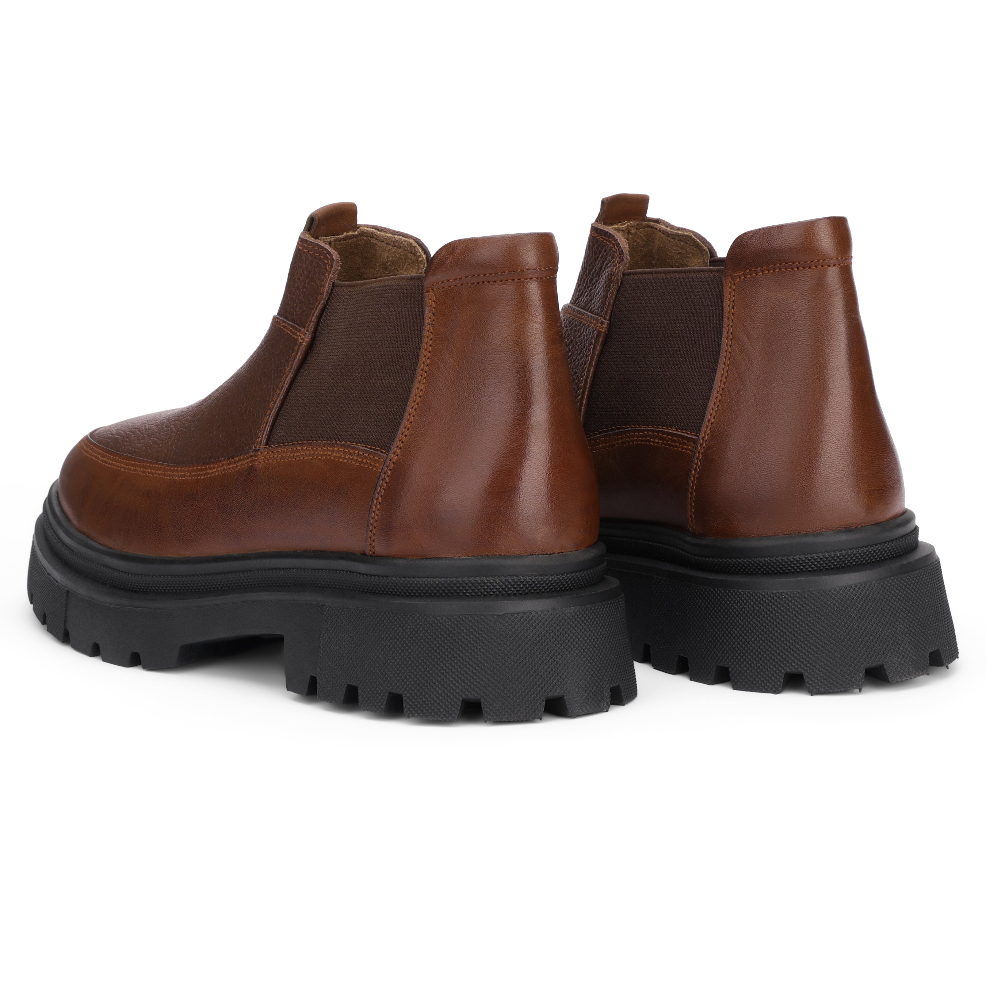 Lusso Textured Chelsea Brown 779