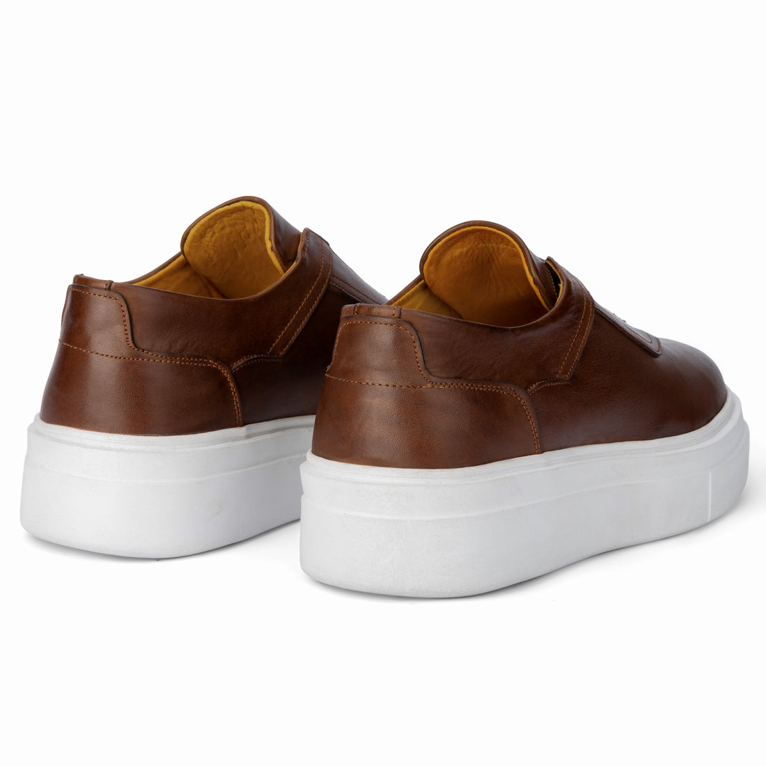 Lusso Slip-On Leather Sneaker brown 410