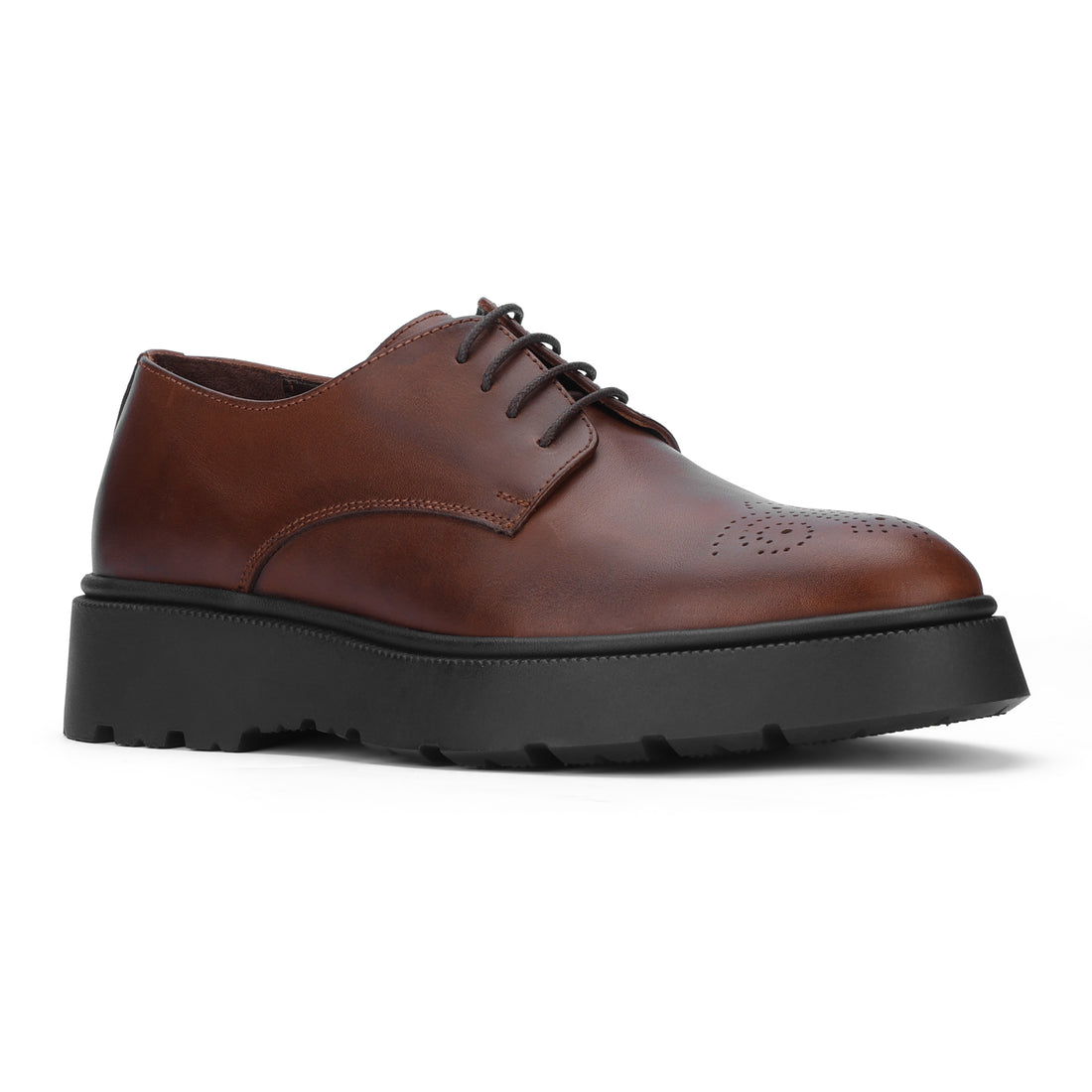 Chunky Leather Derby Brown 521